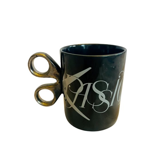 Schwarzkopf Professional 12 oz. Coffee Mug with  Scissors Handle Hairstylist - Picture 1 of 9
